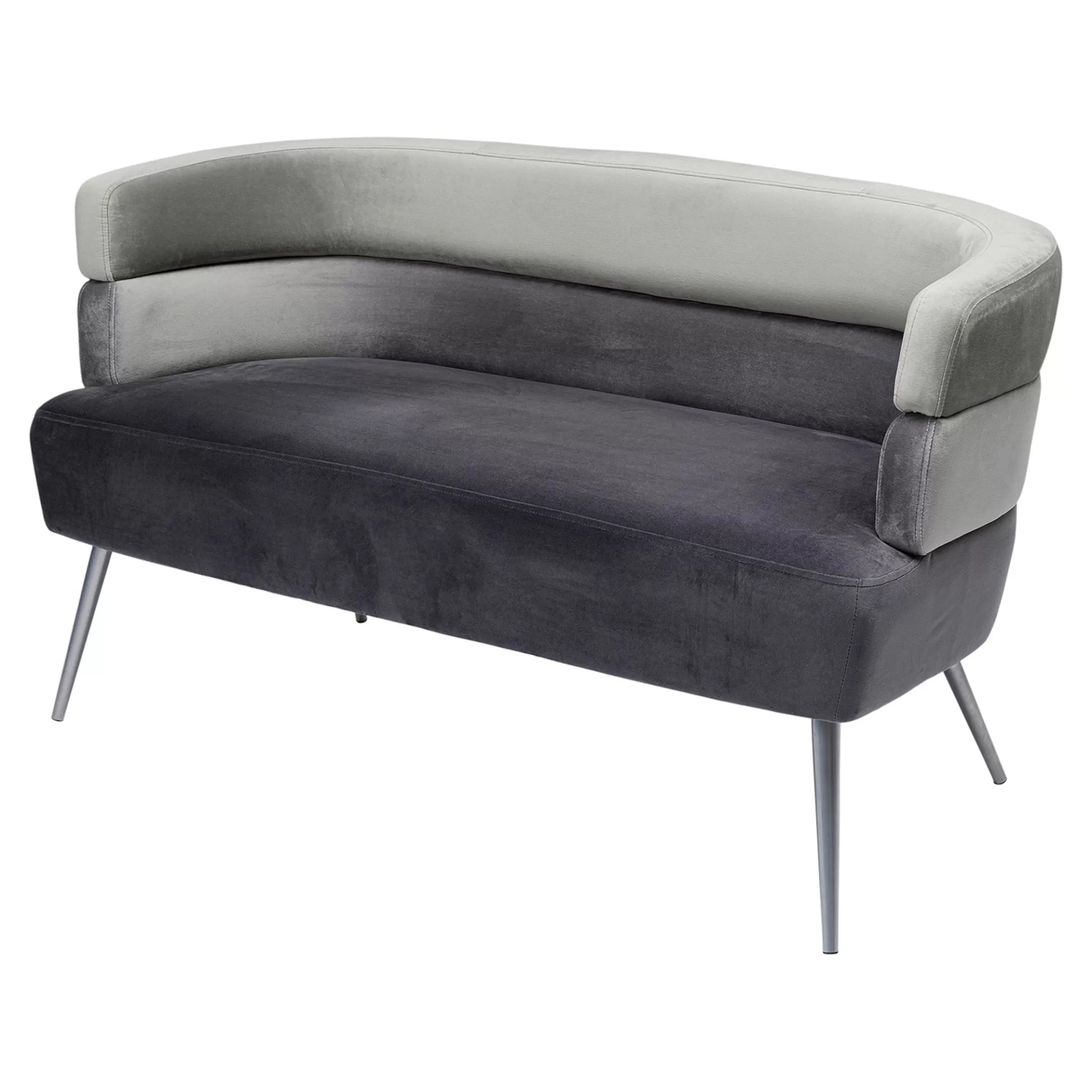 Depot Sofas>Kare 2-Sitzer Samt-Sofa Sandwich