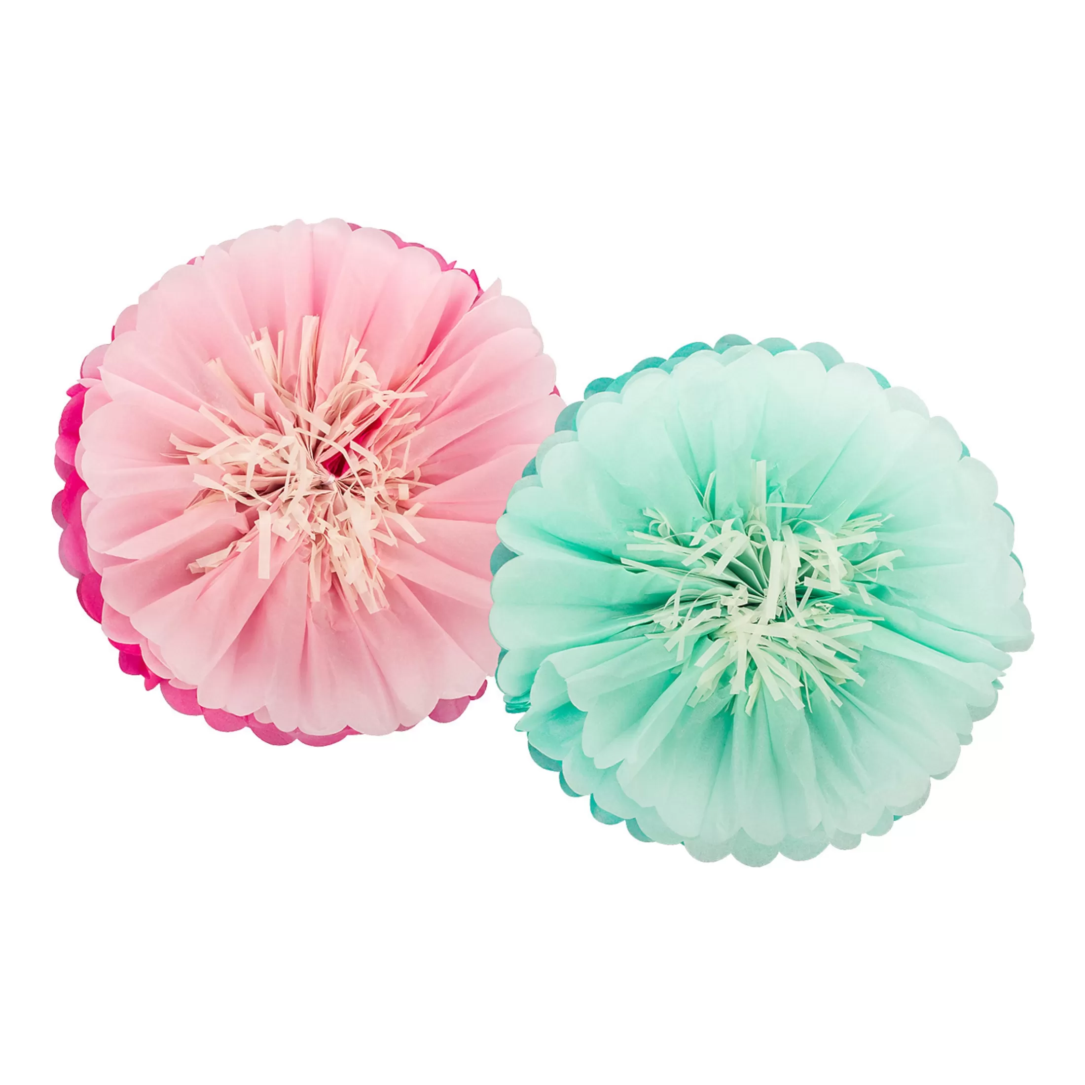 Depot Partydeko>Pompoms-Set Blute